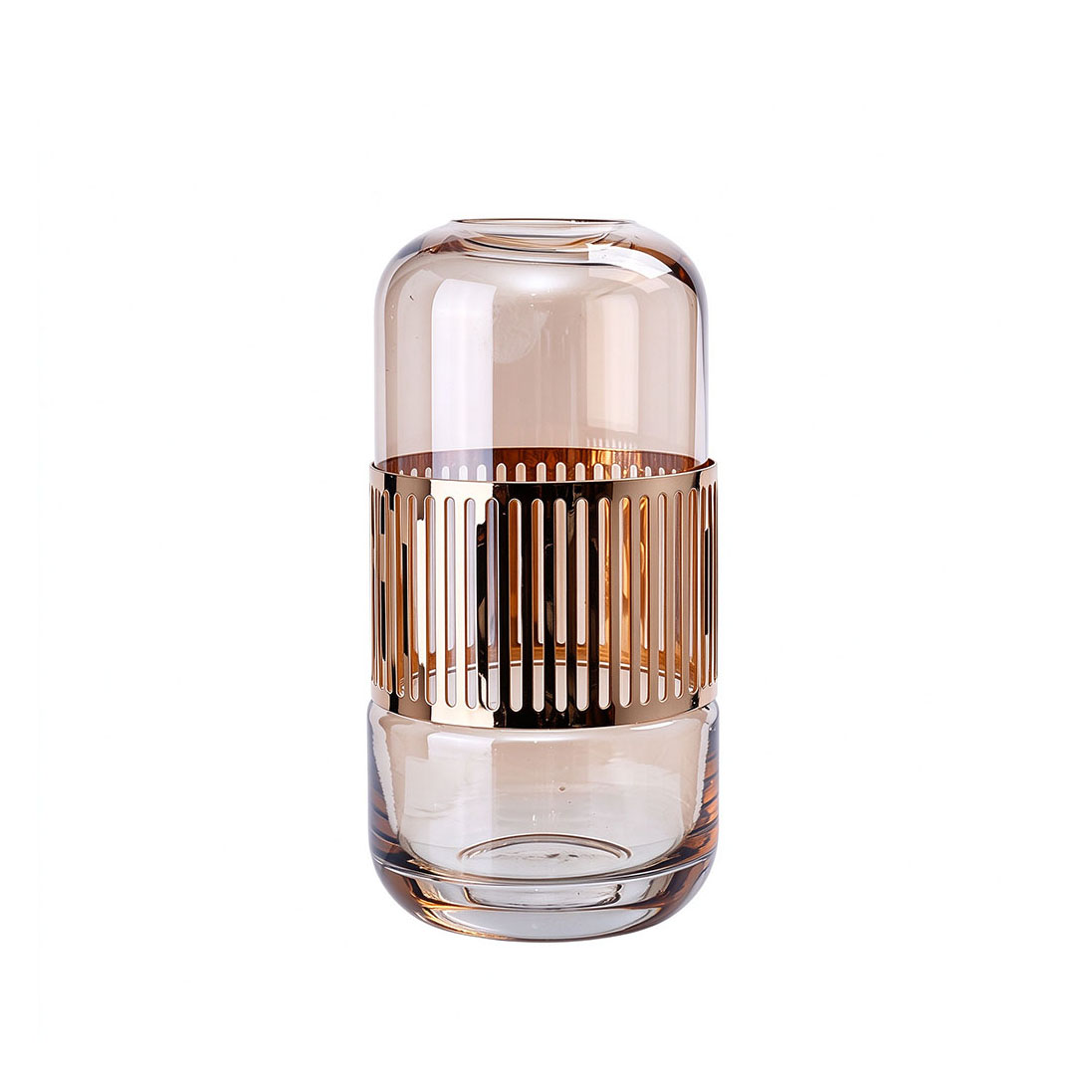 54056	 *D5.1"H9.8" - GLASS VASE