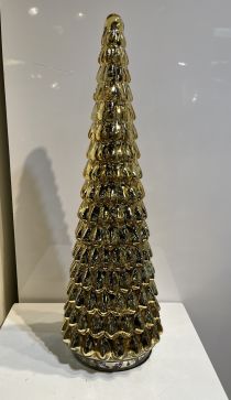 *D7.5"H22" - GLASS CHRISTMAS TREE