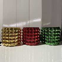 D7.1"H7.1" - ASSORTED GLASS VASES