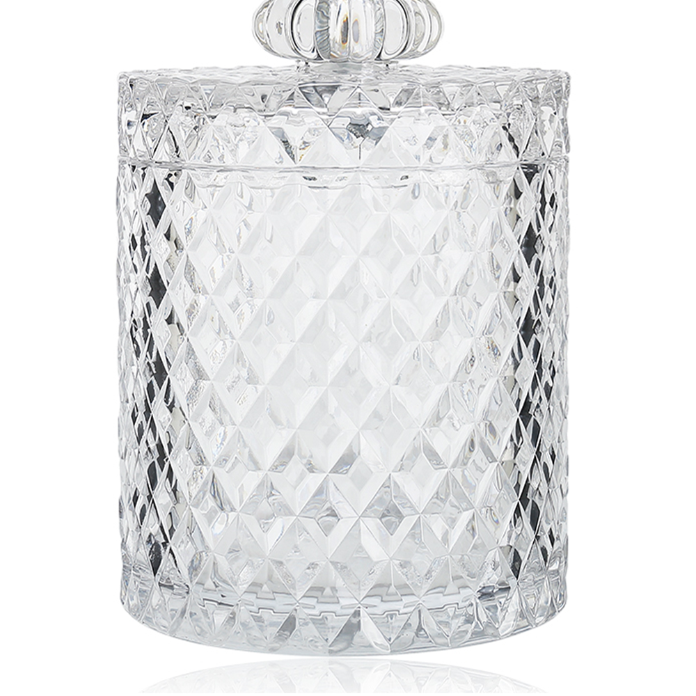 54172	 D5.5"H11" - VINTAGE GLASS APOTHECARY JAR