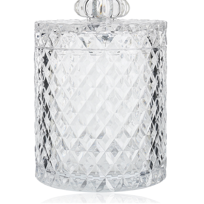 54172	 D5.5"H11" - VINTAGE GLASS APOTHECARY JAR