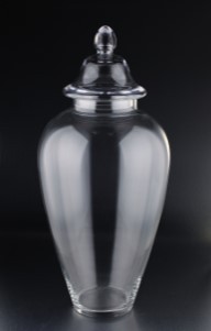 D:9" H:25" JAR  W/LID  2Pcs/Case