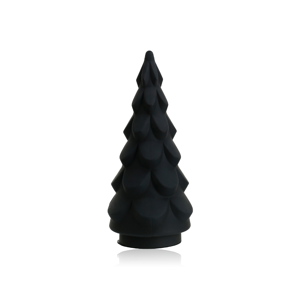 D6.7"H14" - GLASS CHRISTMAS TREE