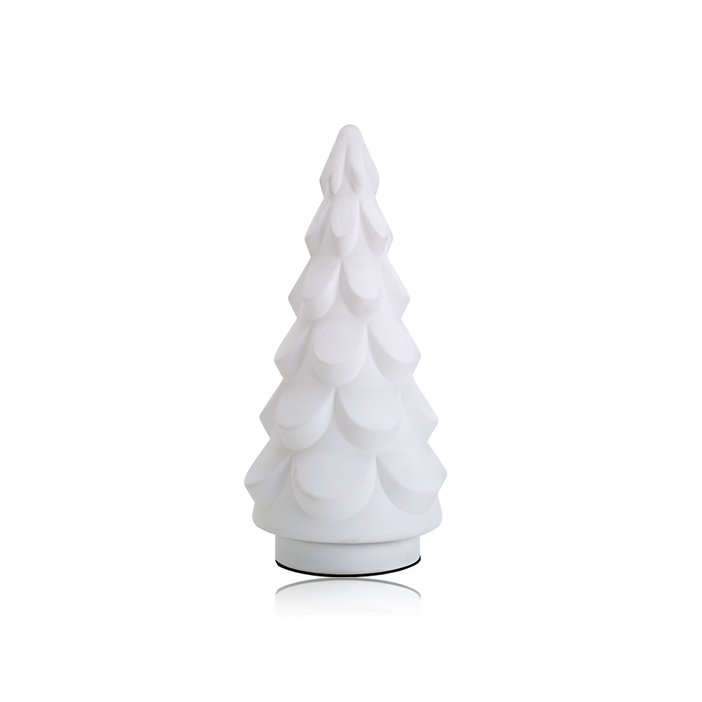 D6.7"H14" - GLASS CHRISTMAS TREE