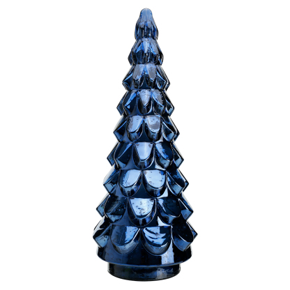 D8.3"H21.7" - GLASS CHRISTMAS TREE