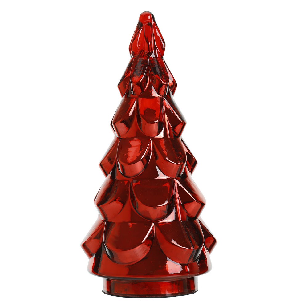 D8.3"H21.7" - GLASS CHRISTMAS TREE
