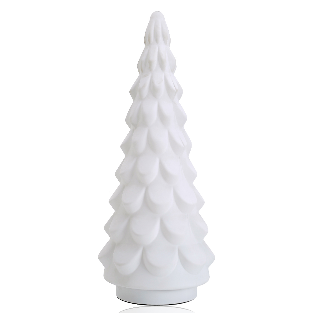 D8.3"H21.7" - GLASS CHRISTMAS TREE