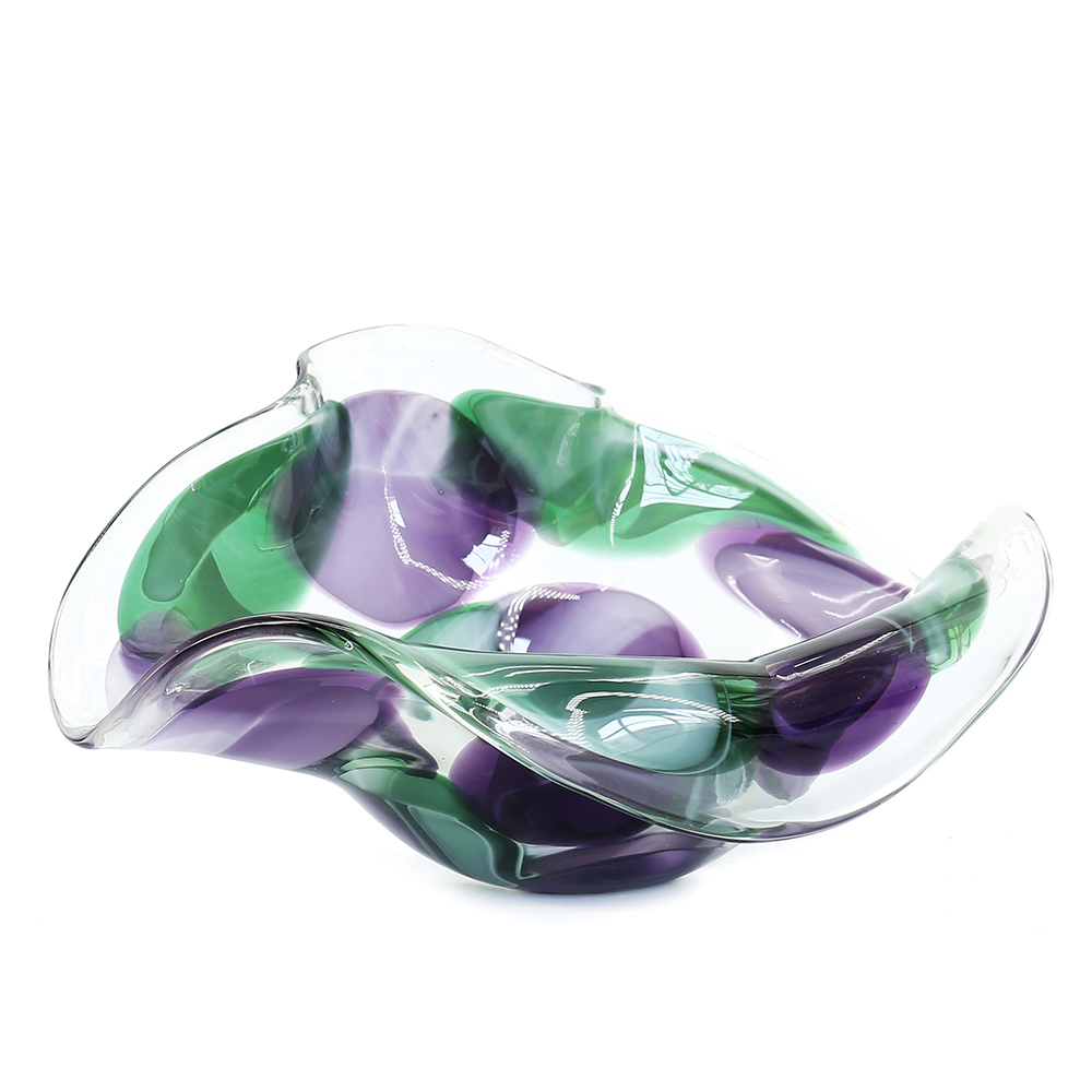 85515	 L13.5W8.5"H6.5" - GLASS BOWL