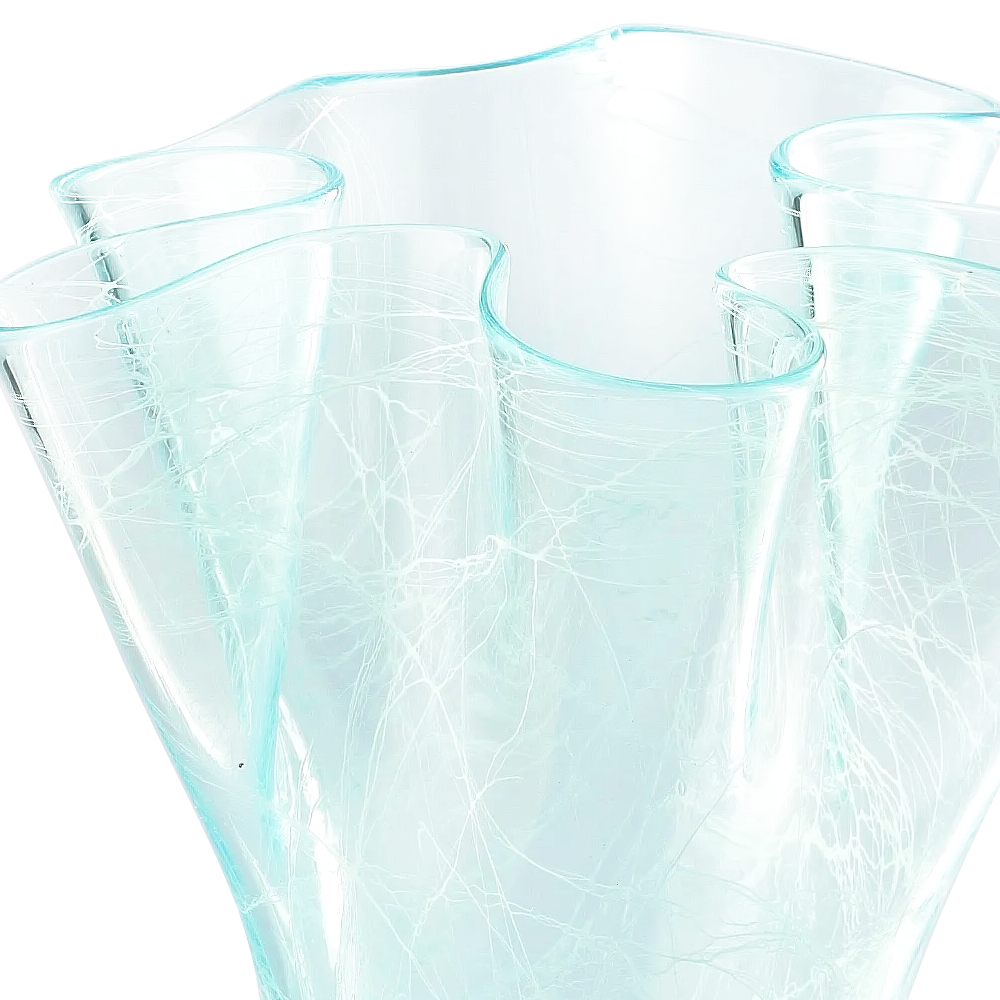 55199	 D8"H13.5" - GLASS VASE