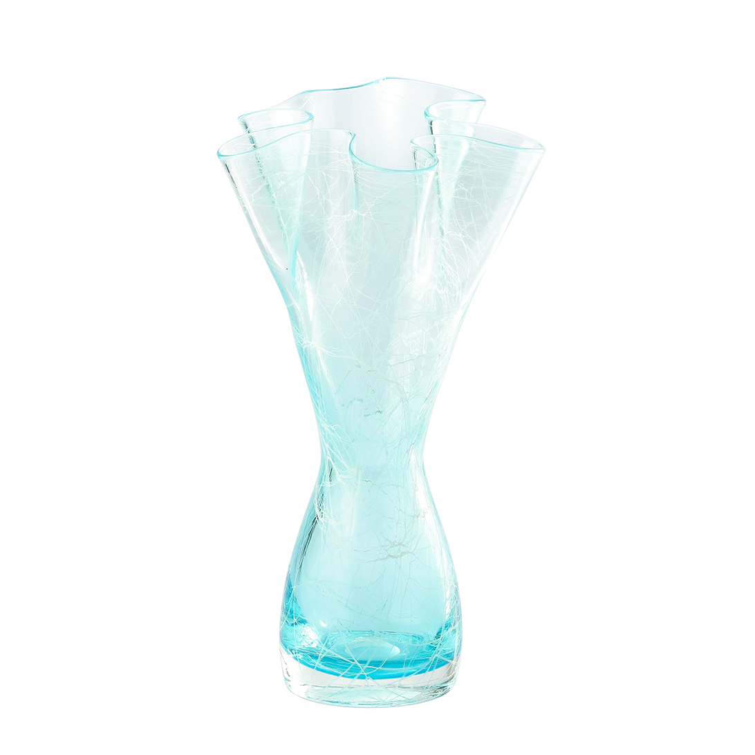 55199	 D8"H13.5" - GLASS VASE