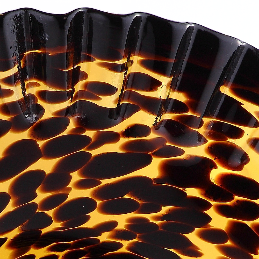 55645	 D16.5"H6.5" - ART GLASS WALL PLATE