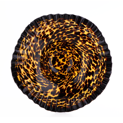 55645	 D16.5"H6.5" - ART GLASS WALL PLATE