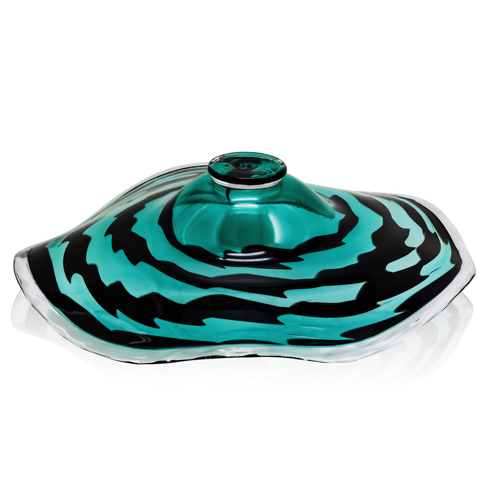 55677	 L21.5"W19.5"H5.5" - ART GLASS WALL PLATE