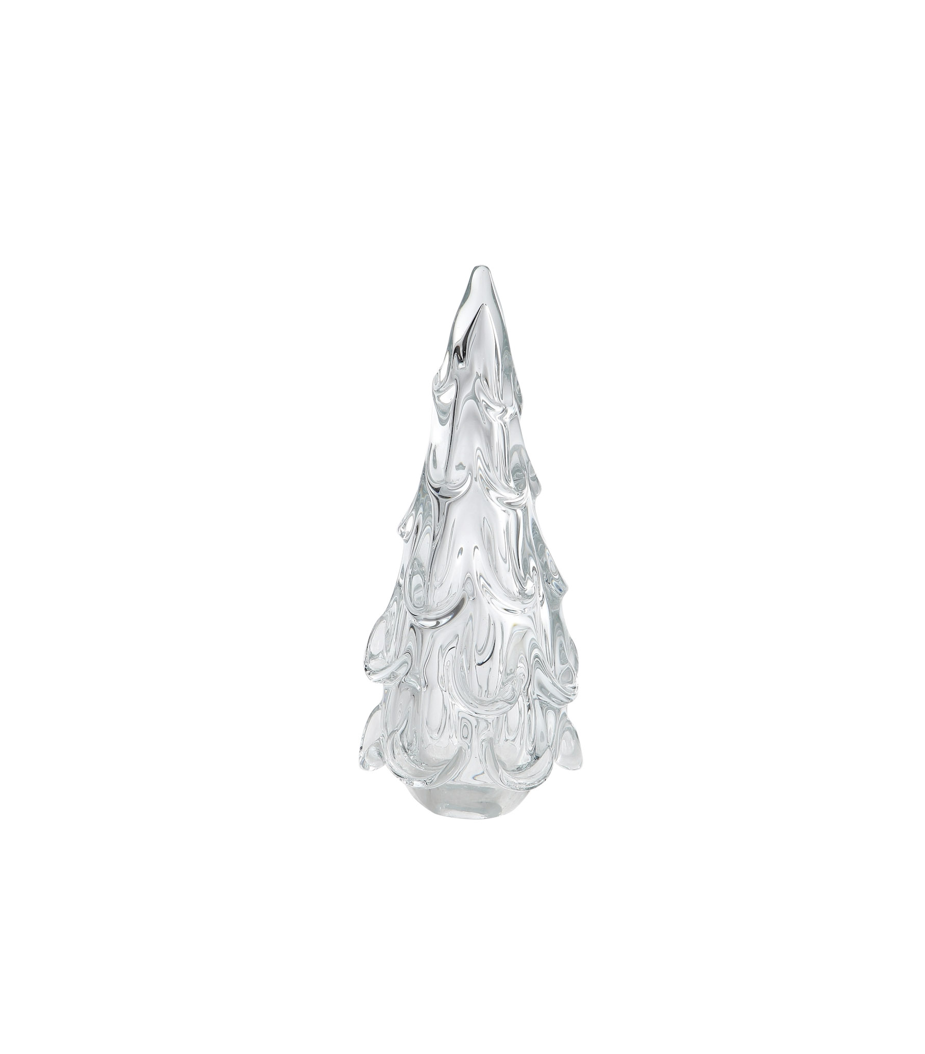 D4.5"H12" - GLASS CHRISTMAS TREE
