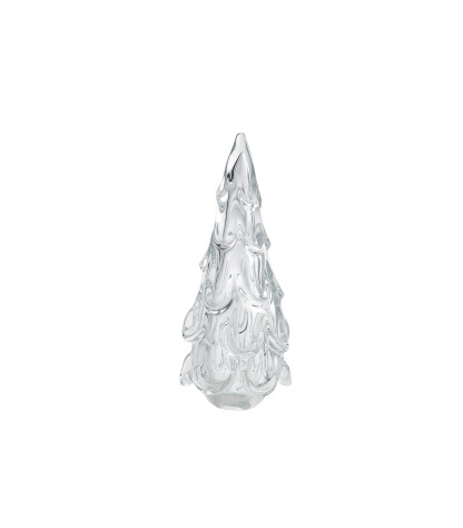 D4.5"H12" - GLASS CHRISTMAS TREE