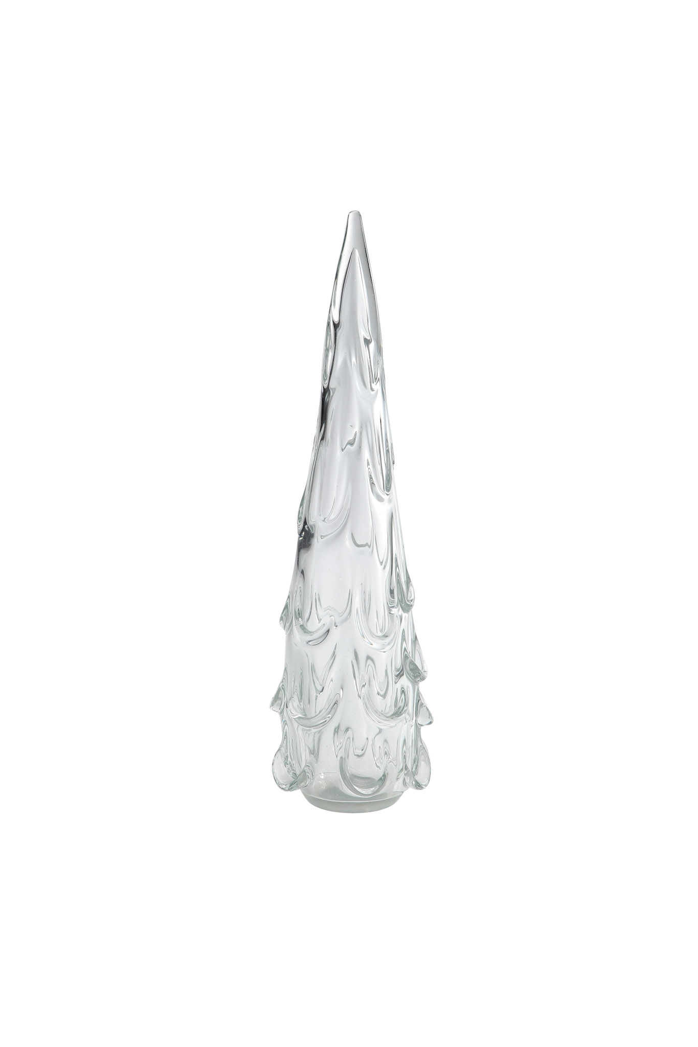 D5.5"H19.5" - GLASS CHRISTMAS TREE