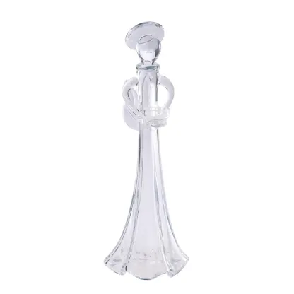 55854	 D7"H19.5" - GLASS ANGEL VOTIVE HOLDER
