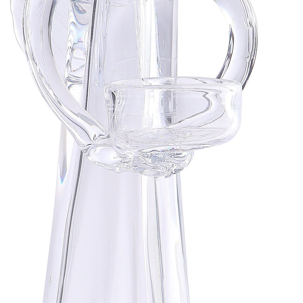 55855	 D5.5"H14" - GLASS ANGEL VOTIVE HOLDER
