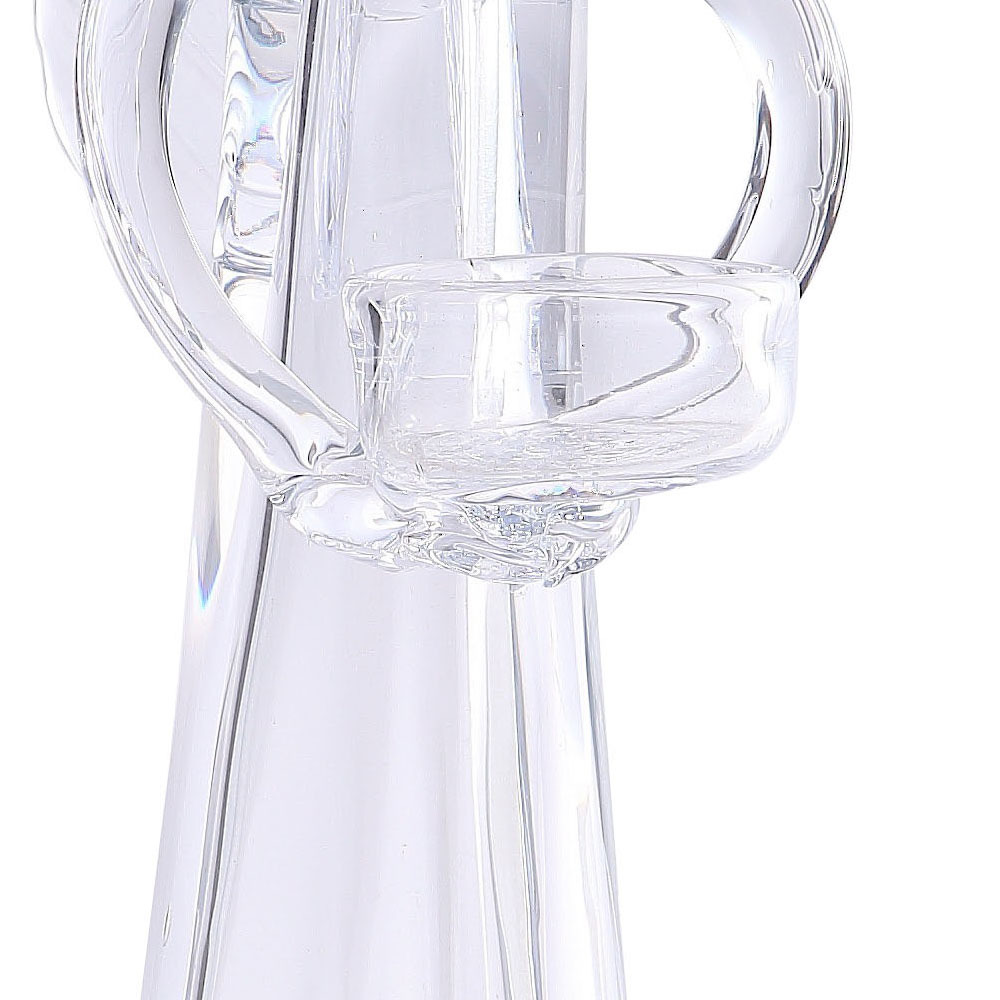55855	 D5.5"H14" - GLASS ANGEL VOTIVE HOLDER