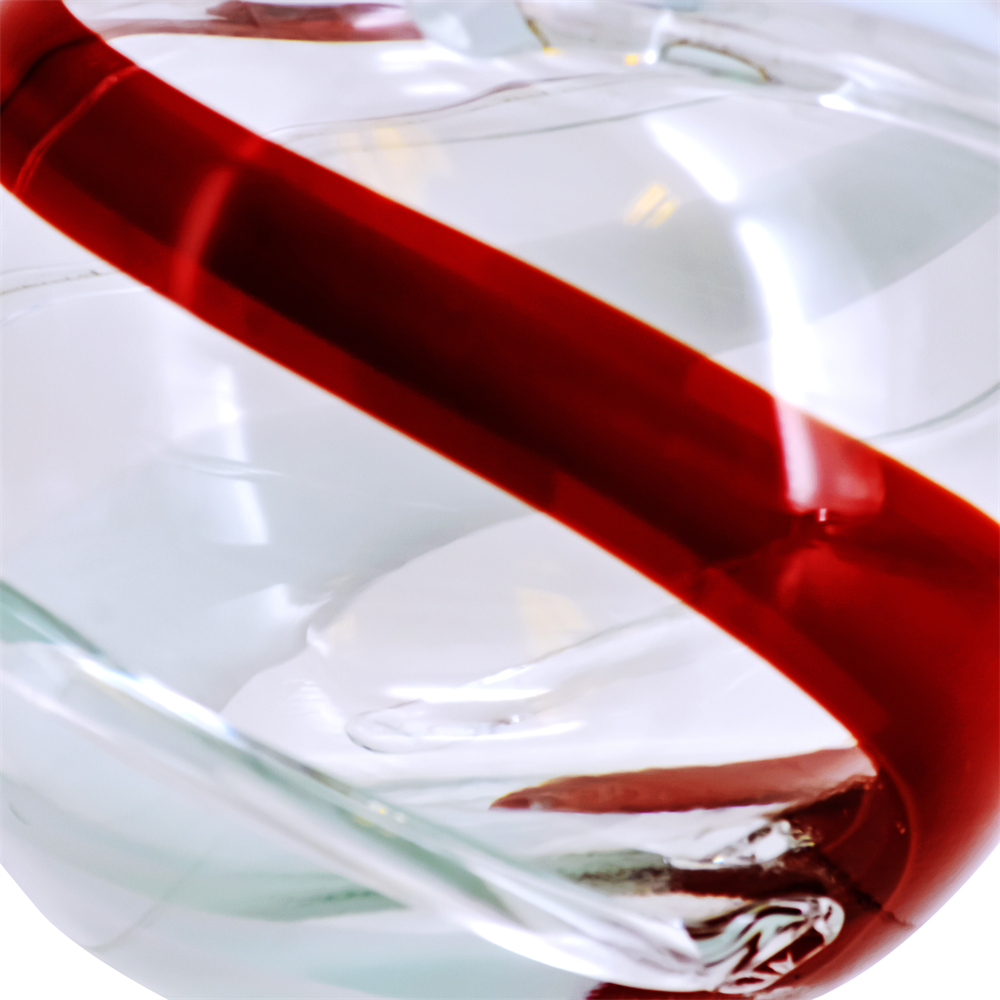 55930	 D7"H6.5" - GLASS VASE