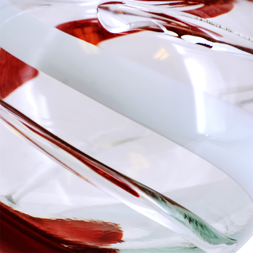 55930	 D7"H6.5" - GLASS VASE