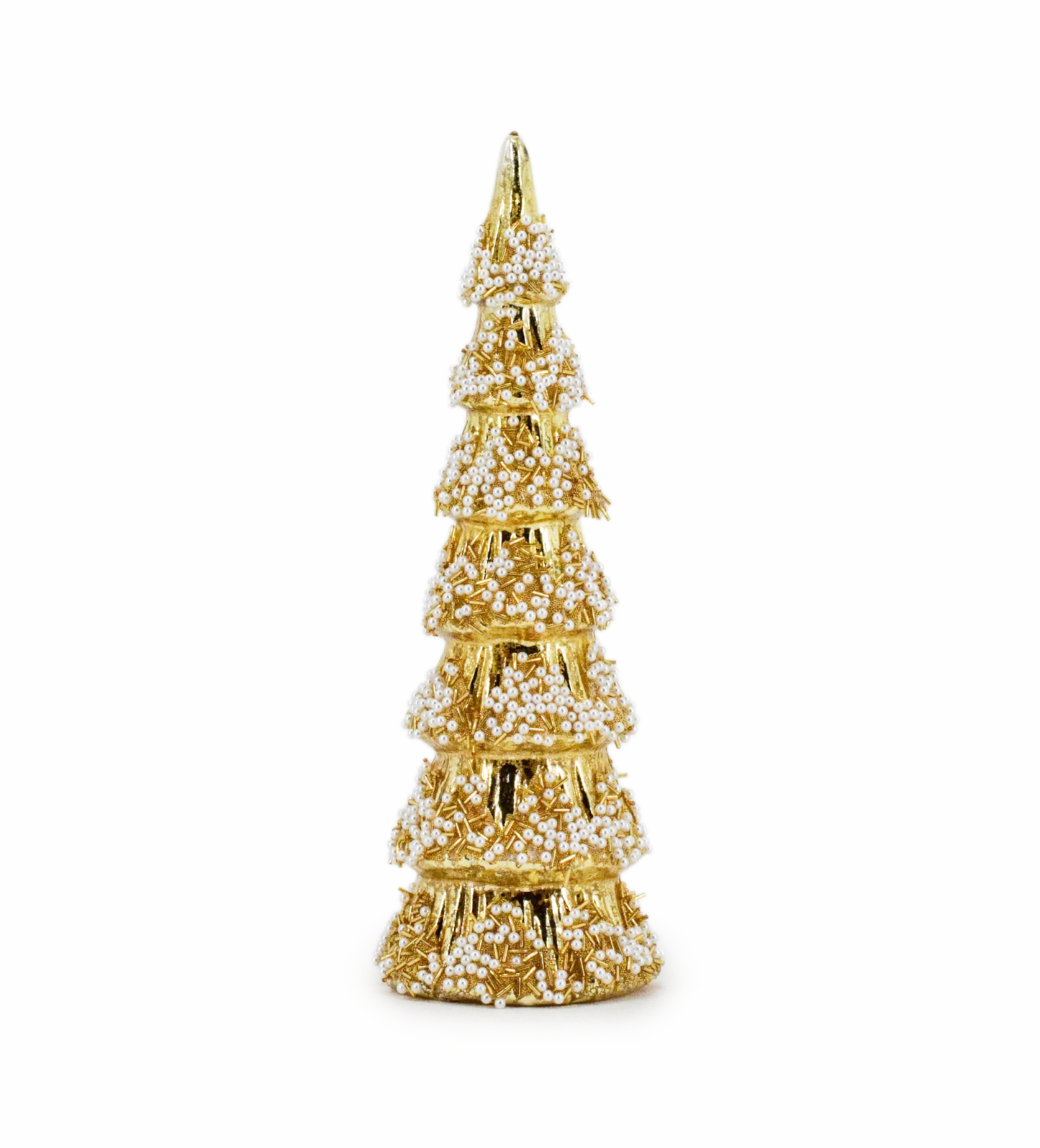 56883	 D4.33"H12.6" - GLASS CHRISTMAS TREE
