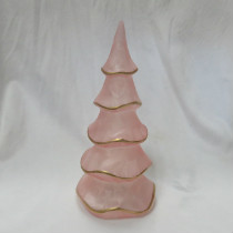 56884R	 D3.86"H7.87" - GLASS CHRISTMAS TREE