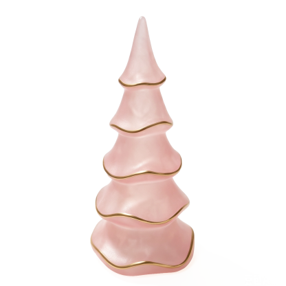 56885R	 *D4.72"H11.81" - GLASS CHRISTMAS TREE