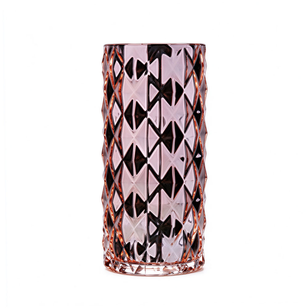 57355	 D4.5"H9.8" - GLASS CYLINDER