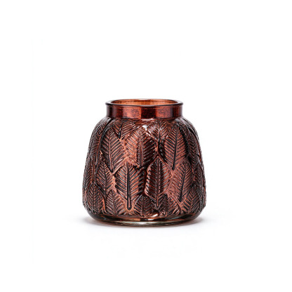 57391	 D6.3"H6.1" - GLASS VASE