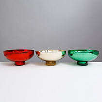 57705ASST	 D11.6"H5.5" - ASSORTED CHRISTMAS GLASS VASES