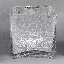 D4.72"H4.72" - GLASS CRACKLE SQUARE