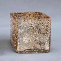 D4"H4" - GLASS CRACKLE SQUARE
