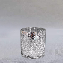 D6"H6" - GLASS CRACKLE CYLINDER
