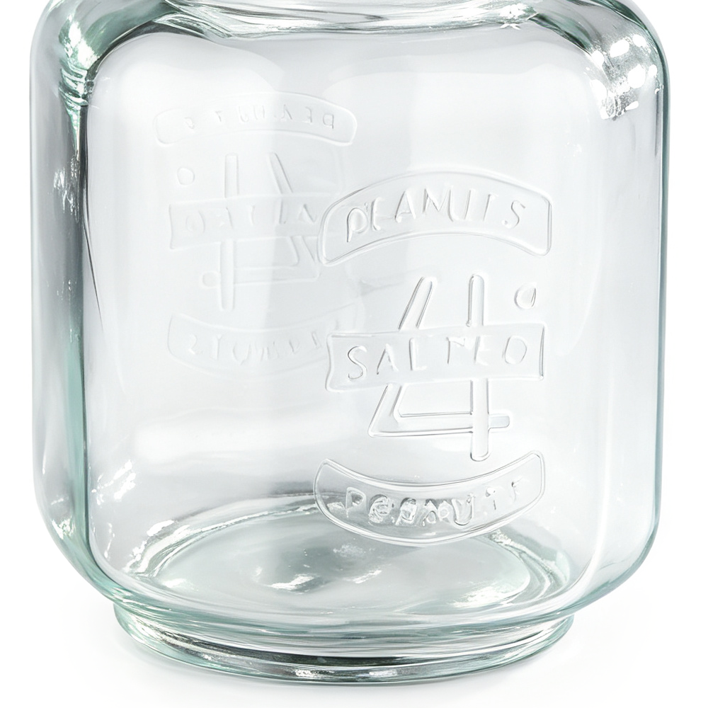 58050	 D7.5"H10" - GLASS APOTHECARY JAR WITH LID