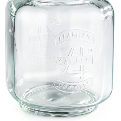 58050	 D7.5"H10" - GLASS APOTHECARY JAR WITH LID