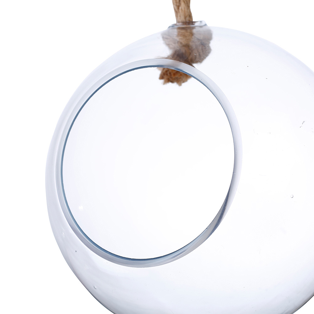 64547	 D8"H8" - SPHERICAL HANGING ROPE TERRARIUM
