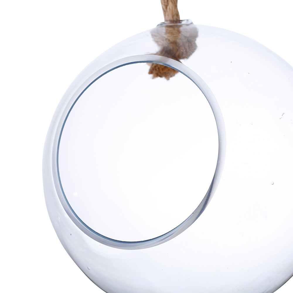 64547	 D8"H8" - SPHERICAL HANGING ROPE TERRARIUM