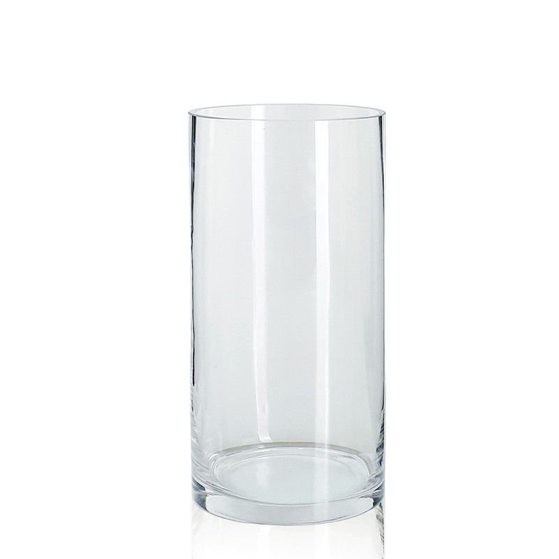 60013	 D4"H8" - CLEAR GLASS CYLINDER VASE