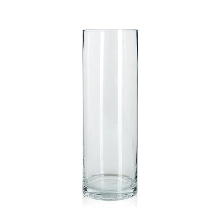 60015	 D4"H12" - CLEAR GLASS CYLINDER VASE