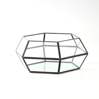 60053	 L10.5"W9"H4.5" - GEOMETRIC TERRARIUM