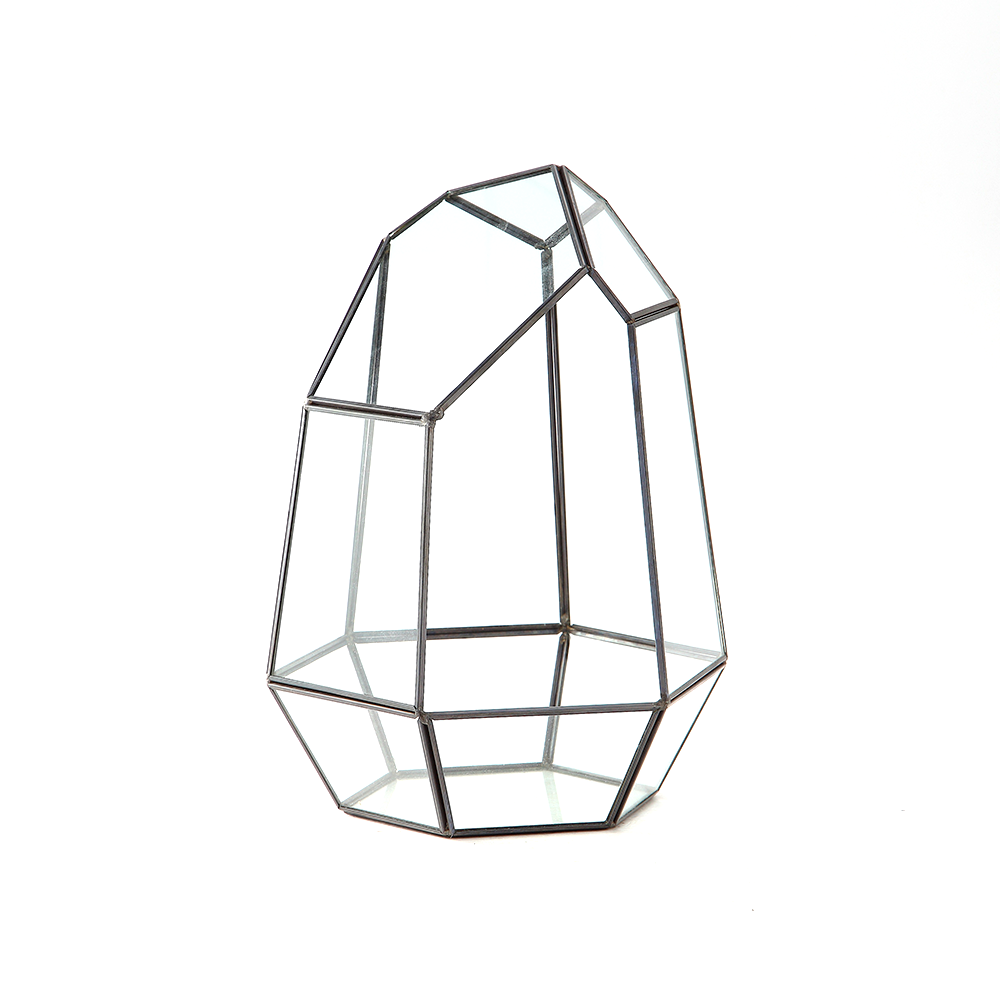 60059	 L8"W7"H11.5" - GEOMETRIC TERRARIUM