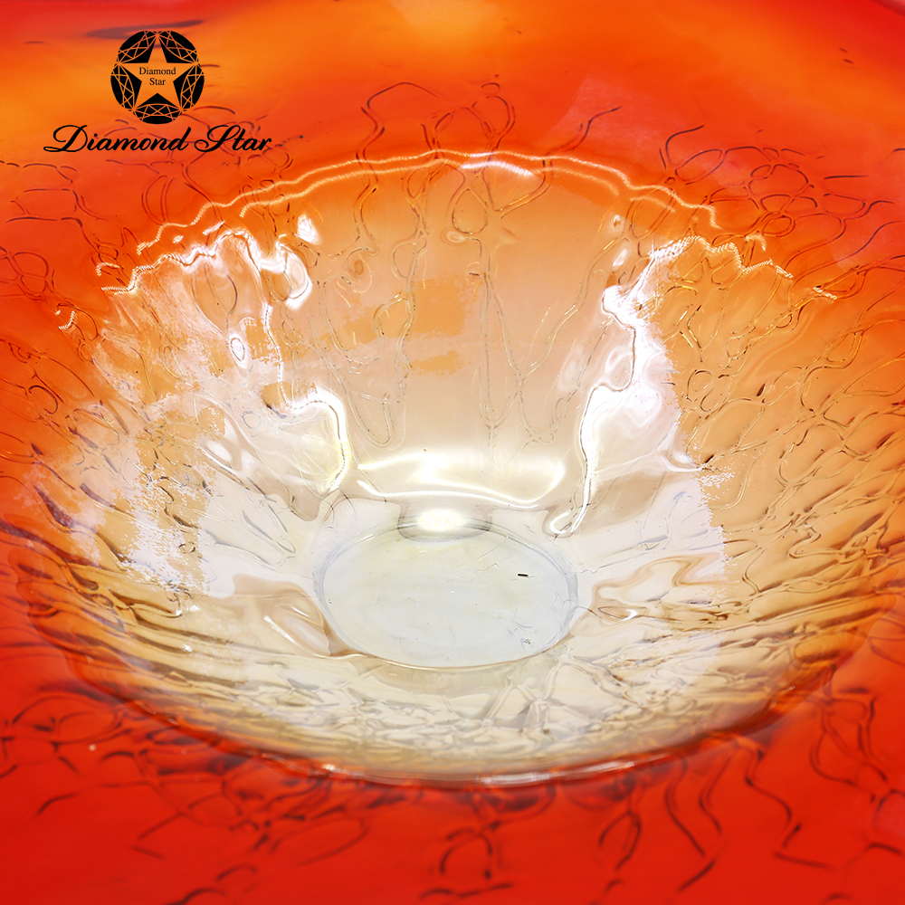 85120	 D25.5"H6" - ART GLASS WALL PLATE
