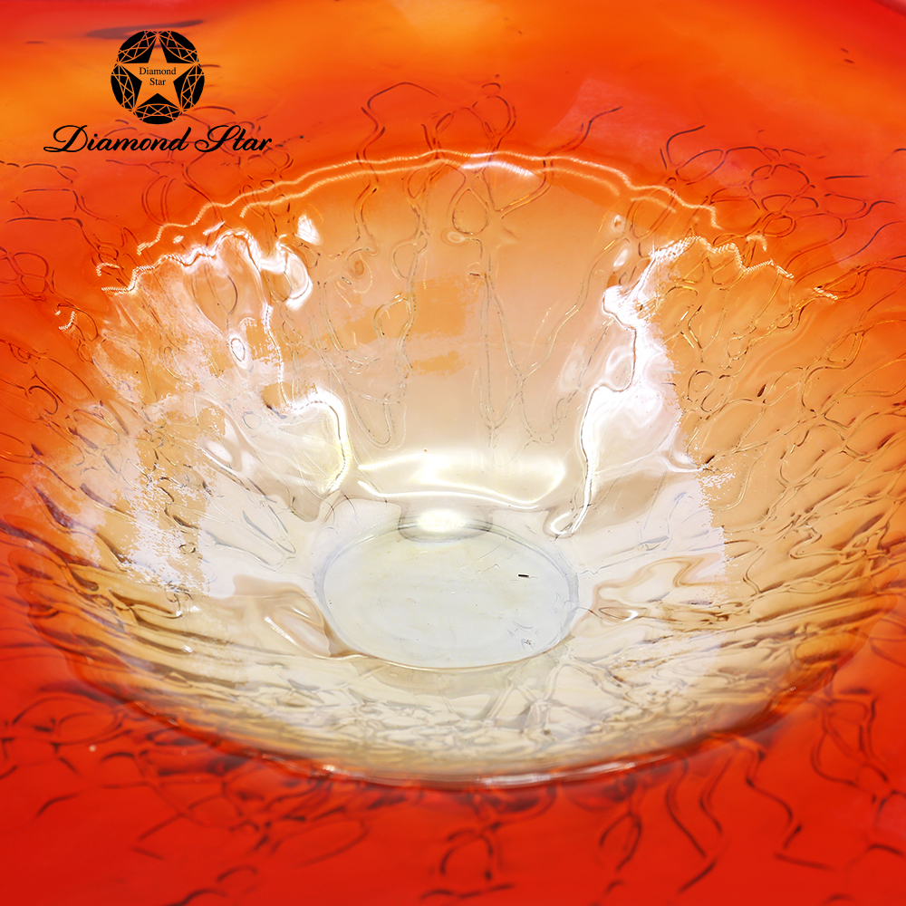 85120	 D25.5"H6" - ART GLASS WALL PLATE