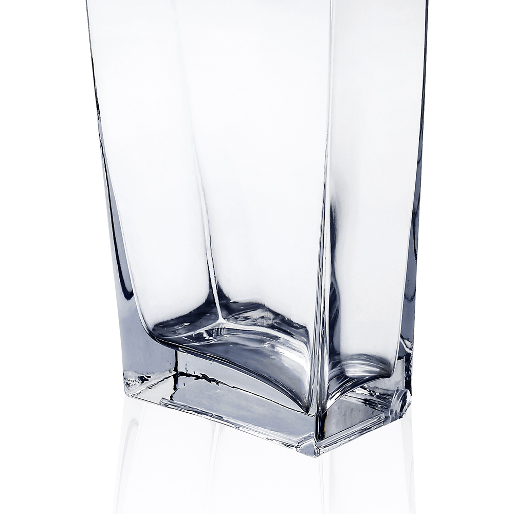 64045	 L6.5W4"H13" - GLASS VASE