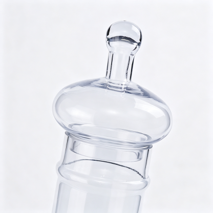 62023	 D5"H16.5" - GLASS APOTHECARY JAR WITH LID