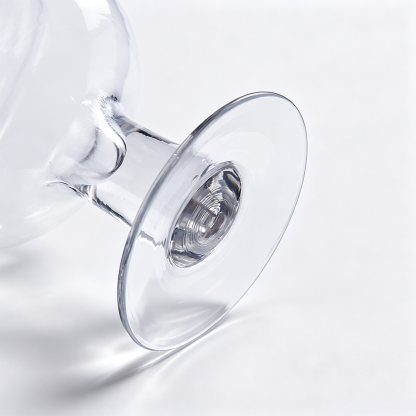 62023	 D5"H16.5" - GLASS APOTHECARY JAR WITH LID