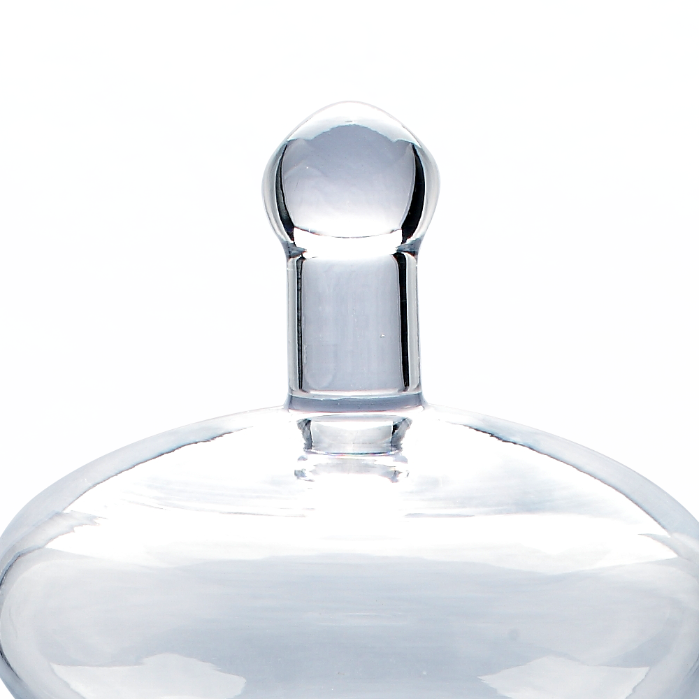 62024	 D6"H22" - GLASS APOTHECARY JAR WITH LID
