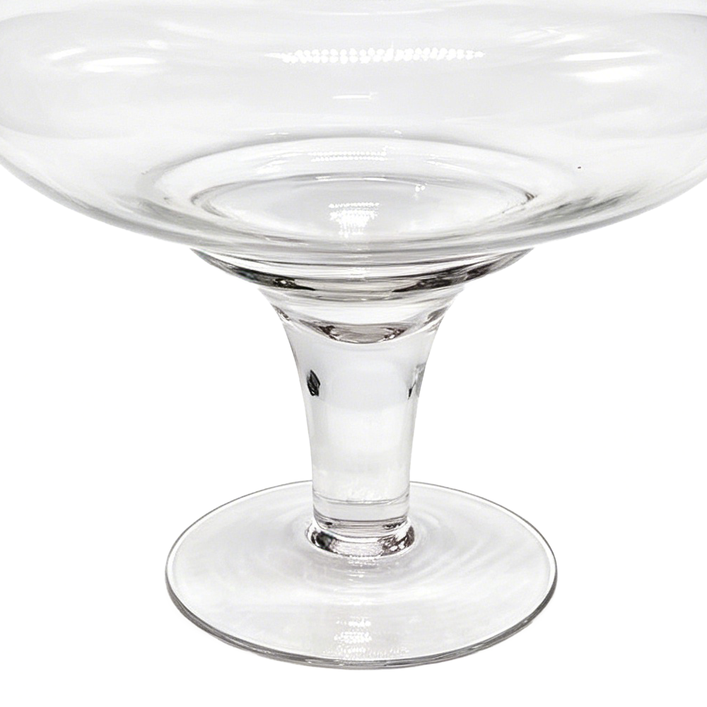 63003BD	 *D8"H9.5" - GLASS APOTHECARY JAR WITH LID