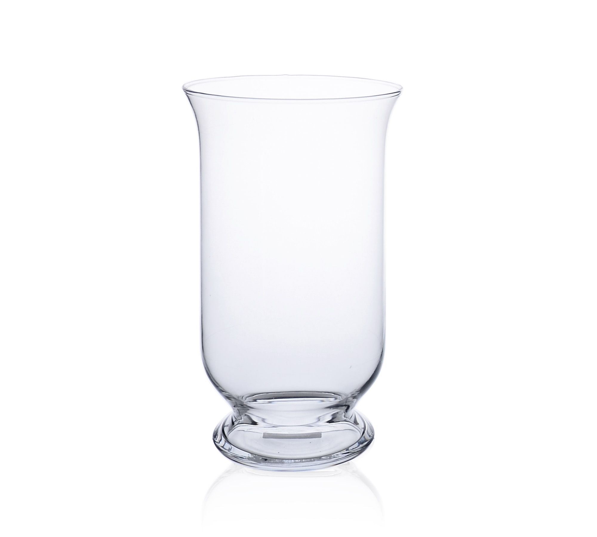 D7"H12" - GLASS HURRICANE VASE